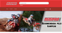 Desktop Screenshot of motopro.com.br